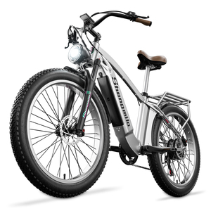 Entrepôt européen 500W Ebike 48V alliage d'aluminium Shimano <span class=keywords><strong>7</strong></span> vitesses frein hydraulique batterie au Lithium moto électrique - Product Image 2