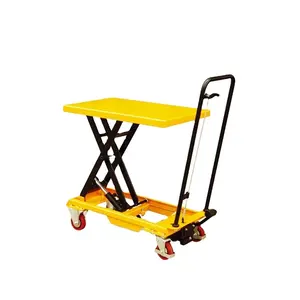 Hot Sale Cheap Price Hydraulic Manual Scissor Lift Table Truck Trolley