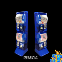 Distributeur automatique de capsules Gacha transparent mécanique / Machine à monnayeur, machine de jeu pour enfants