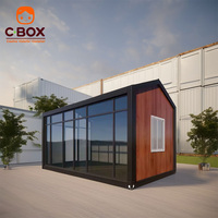 Cbox Cabine de Glamping en bord de lac, bureau modulaire, lodge de camping de luxe, espace de travail en bord de mer, maison conteneur à toit en pente
