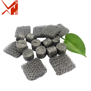 Maille en fil d'acier inoxydable tricotée - Panneaux à mailles haute densité pour filtration, défoaming et réduction du bruit - Product Image 1