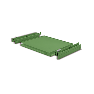 Plan de travail Fami System Ar à 3 bords avec extension télescopique L1005 D1045 Vert Ral6011 - Product Image 3