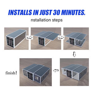 Kabin genişletilebilir konteyner ev uyku bina sürdürülebilir malzemeler 40ft lüks ev otel için - Product Image 3