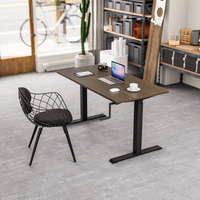 Bureau ergonomique blanc fixe certifié manivelle assis debout bureau Tables réglables en hauteur manuelle bureau d'ordinateur debout