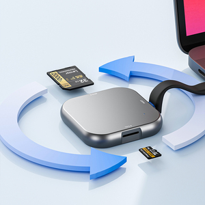Thin and Lightweight <strong>Portable</strong> Magnetic MINI USB 3.0 <strong>Card</strong> Reader <strong>Support</strong> <strong>SD</strong>/<strong>MMC</strong>/TF Memory <strong>Card</strong> - Product Image 2