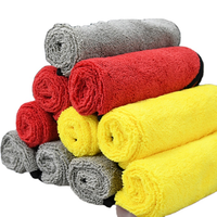 Chiffon de nettoyage en microfibre Super absorbant, étiquette personnalisée, serviette de cuisine, serviette en microfibre pour voiture