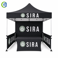 Kit de tente gazebo en aluminium imperméable 10x10 personnalisé pour salon professionnel, exposition et événements sportifs