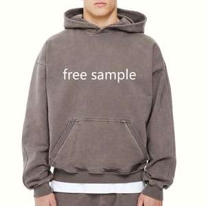 Vintage Wash <b>Hoodie</b> 100% Cotton Heavyweight Streetwear Oversized <b>Hoodie</b> <b>Hoodie</b> for Men Thicken FashionAutumn and Winter <b>Hoodies</b> - Product Image 1