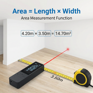 Neues Hochpräzises Mini-Taschenmessgerät Elektronisches Messlineal Infrarot-Laser-Maßband IP54 - Product Image 6