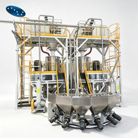 Système de mélange et de compoudage PVC Sevenstars, machine mélangeuse à chaud et à froid pour poudres, contrôle PLC, alimentation automatique, acier inoxydable, neuf