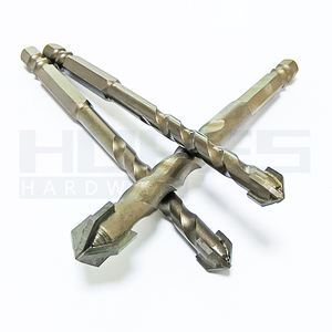 Rắn Tungsten Carbide Chéo Lời Khuyên Khoan Bits <span class=keywords><strong>3</strong></span> <span class=keywords><strong>4</strong></span> 5 6 8 10 12Mm Cho Glass Gạch Sứ Với Hex Shank Điện Dụng Cụ cầm Tay - Product Image 2