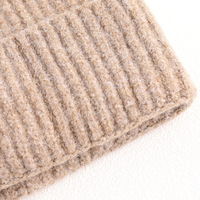 Bonnet en tricot côtelé sans bord Wins Flying de haute qualité pour l'hiver, couleur unie, en coton, pour hommes et femmes