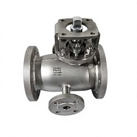 Vanne à boisseau sphérique DN80 manuelle, haute température, à bride, monobloc, isolée sous enveloppe, en acier inoxydable 304, OEM, pour applications chimiques