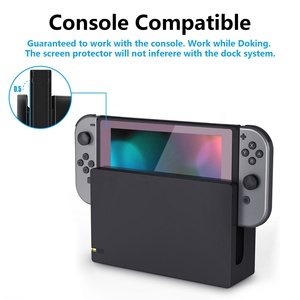 Dark Grayish Violet Border Transparent HD Clear Saver <b>Protector</b> Film Tempered Glass <b>Screen</b> <b>Protector</b> <b>for</b> <b>Nintendo</b> <b>Switch</b> Console - Product Image 6