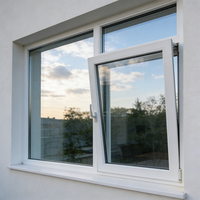 Ventanas Aislantes de Doble Vidrio Resistentes a Huracanes para Uso Comercial y Residencial Kalaishi, Sistema de Apertura Interior