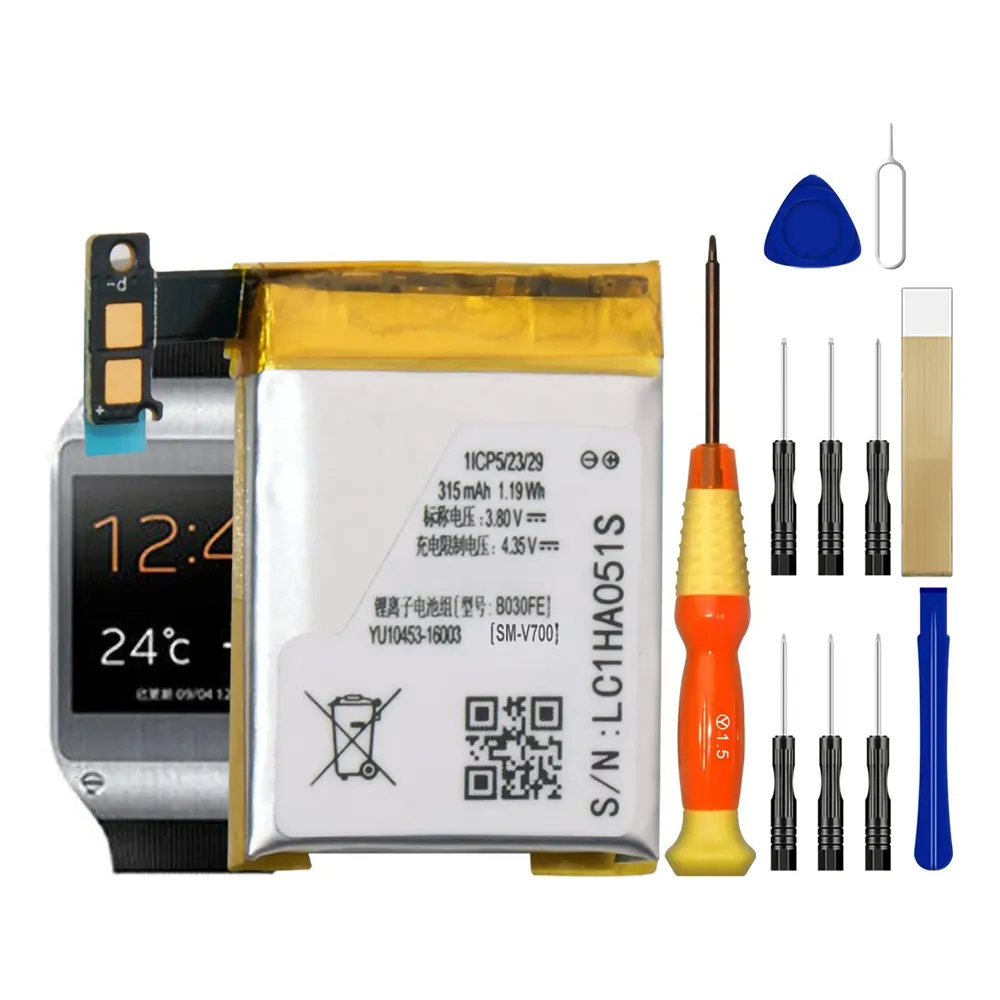 Còn Hàng Eb-Br800Abu Pin Sm-R800 Mini Gear S4 S4 472Mah Sm-R805 Sm-R810 46Mm Pin Thay Thế Cho Samsung