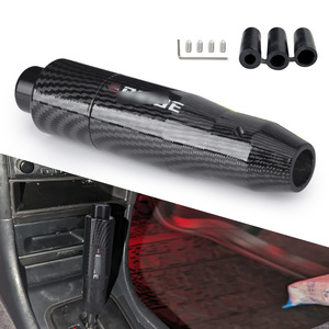 Black Carbon Fiber Gear <b>Shift</b> <b>Knob</b> Automatic Transmission Car Interior Upgrade Ergonomic Design - Product Image 3