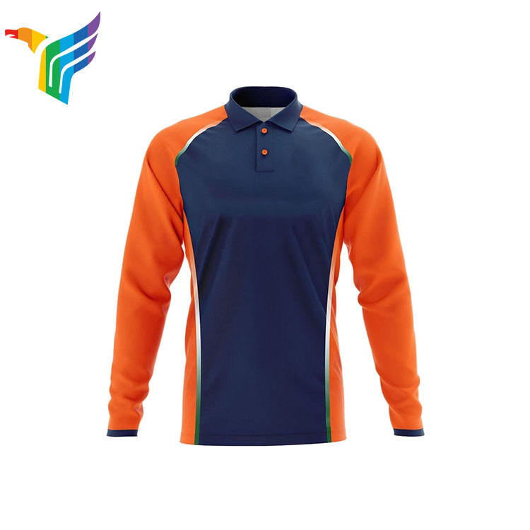 Factory Cricket Jersey Design Australia With Numbers Net Man Shirt and  Bottom White Uniforms Black Orange Color Models