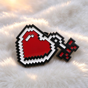 Broche en métal émaillé personnalisée, broche à logo plaqué or personnalisée, broche personnalisée pour vêtements pour femmes - Product Image 2