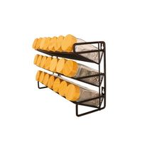 Étagères de rangement de cuisine en métal à double paroi personnalisées en Offre Spéciale