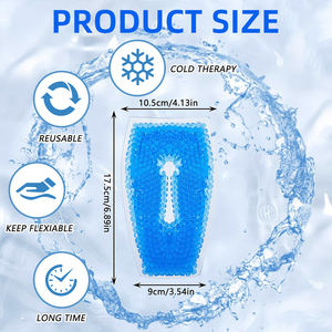 แผ่นประคบร้อนเย็นบรรเทาอาการปวดอัณฑะแบบใช้ซ้ำได้ ปลอดสารพิษ สำหรับผู้ชายหลังการผ่าตัดอัณฑะ บรรจุเม็ดเจล - Product Image 2