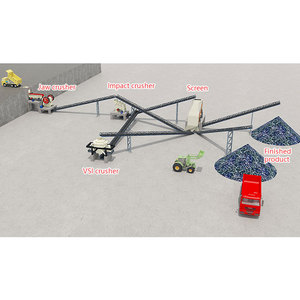 Línea Completa de Producción de Arena a partir de Piedra de Río, Adoquín y Caliza, Planta Trituradora de Arena, Precio de la Línea de Producción de Arena, Sistema de Fabricación de Arena - Product Image 2