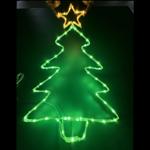 Anillo Navideño LED para Exteriores, Impermeable IP44, Marco Metálico, 58*50CM, Decoración Navideña, Figuras Decorativas, Luces de Cuerda - Product Image 4