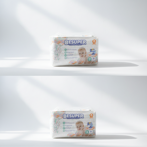Pañales de entrenamiento para bebés Besuper Premium |   Pañales Desechables Personalizados OEM/ODM |   Fábrica con Certificación ISO, Muestras Gratis, Sistema 3D Anti-Fugas - Product Image 2