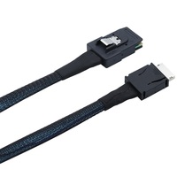 OCuLink SFF-8611 4i zu Mini SAS SFF-8087 Kabel 0,5M 12Gbps PCIe Internes Server-RAID-HBA-Speicher-Verbindungskabel
