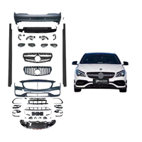 Nuevo Kit de Carrocería Pharri para Modificación Exterior Completa de Benz CLA W117, Parachoques Delantero, Rejilla, Faldones Laterales, Parachoques Trasero