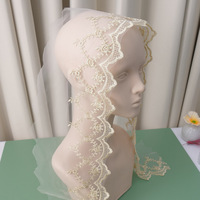 Applique de robe de mariée de luxe, broderie écologique, garniture en dentelle ivoire, tissu en tulle et maille brodée pour mariée