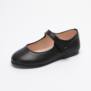 Scarpe Mary Jane in vera pelle di lusso personalizzate all'ingrosso per bambini scarpe da Ballerina da principessa <span class=keywords><strong>rosse</strong></span> piatte in gomma per ragazze - Product Image 6