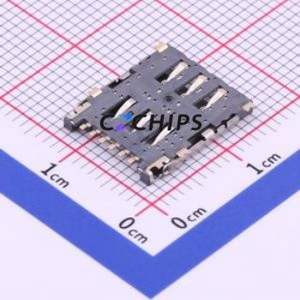 HYC240-SIM06-150 SIM Card Connector SMD Connector Flip Cover Type Nano SIM Card Card Holder No Card Detection - Product Image 2
