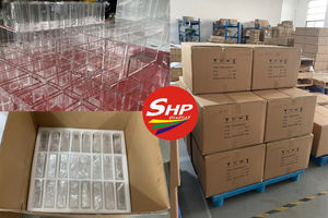 Estuche dispensador de tarjetas acrílico SHP con 3 ranuras para Pokemon TCG MTG Yugiho Card Acrylic Booster Pack <span class=keywords><strong>Dispenser</strong></span> Display Box - Product Image 6