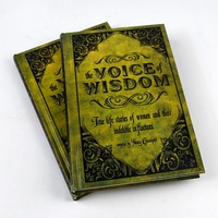 Impresión de Libros de Tapa Dura Personalizados de Fábrica con Estampado en Relieve a Todo Color, Título Grabado, Encuadernación Cosida, Tamaño y Logotipo Personalizados, MOQ Bajo