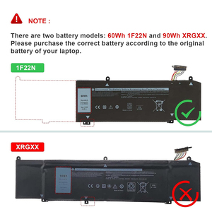 Batterie d'ordinateur portable 1F22N 60Wh de remplacement en gros pour Dell G7 15 7590 G5 5590 CE RoHS Qualité OEM - Product Image 3