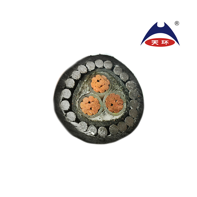 MYJV42 Coal Mine Use Thick Steel Wire Armored Flame-Retardant Low-Voltage Transmission Cable 500m Min. Order Copper XLPE for