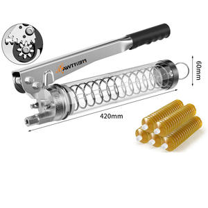 카비트 헤비 듀티 강화 PP 체인 더블 피스톤 600cc 60mm 파이프 직경 수동 그리스 건 오일 펌프 12개월 - Product Image 2