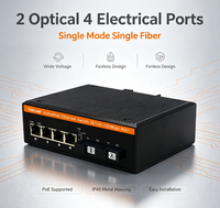 Switch PoE industriel 6 ports Gigabit avec capacité de 12 Gbit/s et communication Full-Duplex/Half-Duplex