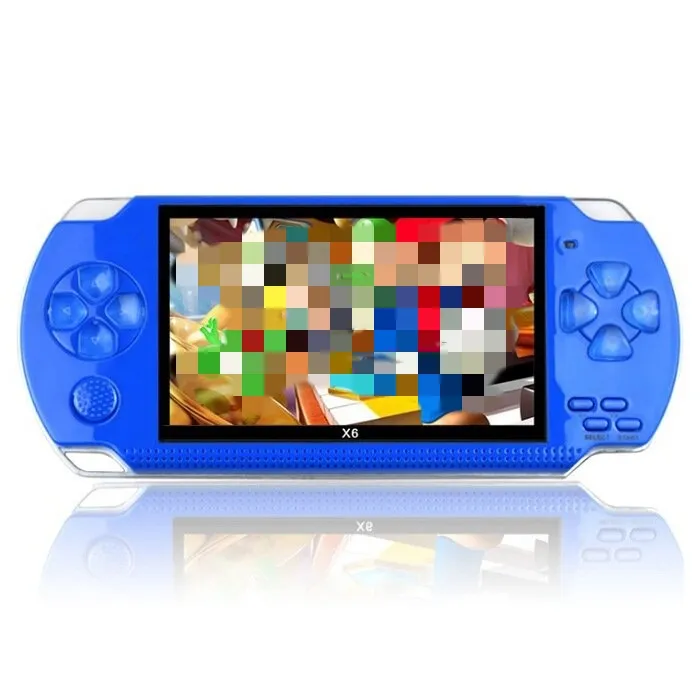 X6 8GB 128 Bit 10000 Spiele 4,3 Zoll PSP High Definition Support TV-Ausgang X6 Handheld Retro Videospiel konsole Handheld für Kinder