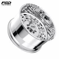 Roues de polissage FGD 20x12 8x6.5 pour Ram 2500/3500 26x16 8x170 pour Ford F250 F350 26x14 8x180 pour Chevrolet 2500 GMC 2500