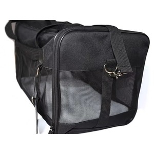 Free Sample Portable Pet Travel <b>Carrier</b> <b>Bag</b>, Breathable Mesh Fabric, Suitable for Both Long And Short Trips Used for <b>Cats</b> and - Product Image 2