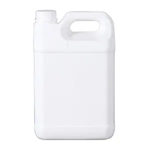 HDPE food grade 5 liter plastic jerry can with screw lid for oil