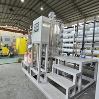 Installation moderne de purification d'eau RO 3000L/H Système compact de traitement par osmose inverse Machine de traitement d'eau RO