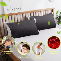 Funda de Almohada Antiestática, Antibacteriana y Antirradiación, Tejida en Cuero Ecológico con Fibra de Plata, 50x75cm, para Hogar y Hospital
