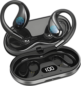 Audífonos Deportivos Inalámbricos J500 <span class=keywords><strong>PLUS</strong></span> con Gancho para la Oreja con Textura de Cuero, Traducción IA en Tiempo Real y Resistencia al Agua IPX5 - Product Image 4