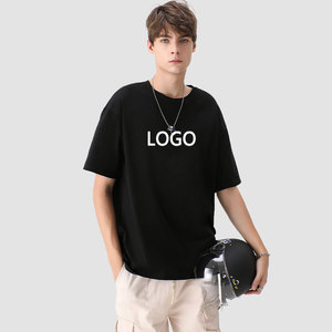 T-shirt Homme Oversize Streetwear Pro Club en Coton Lourd 240 GSM, Impression Sérigraphique Personnalisée avec Logo, Design Vierge - Product Image 2