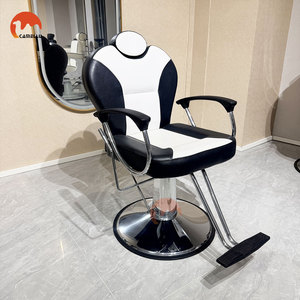 Sillón de Peluquería Hidráulico de Acero Inoxidable de Lujo, Silla de Estilismo y Permanente para Salón de Belleza y Barbería - Product Image 4