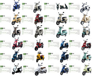 Moto électrique classique CKD SKD 12 pouces, design classique, 1100/1300W, vitesse 60 km/h, moto électrique pour adultes, cyclomoteur à vendre - Product Image 5