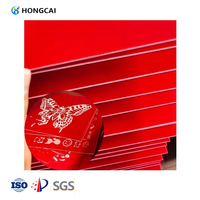 Hongcai vente en gros 1.3-3mm PVC feuille de plastique Hotfix strass conseils découpe Laser Abs plastique bricolage modèles modèle de conception